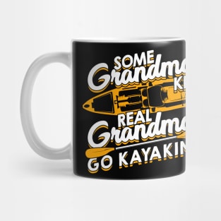 Kayaking Grandma Kayaker Grandmom Gift Mug